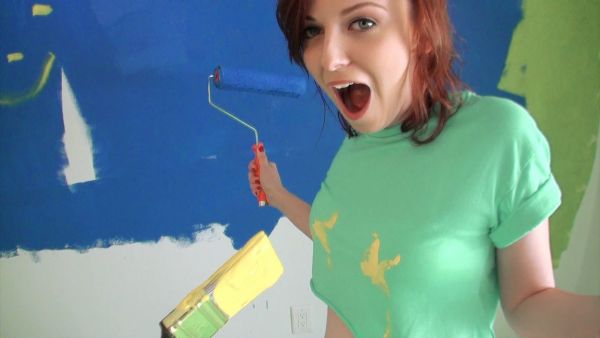 Redhead Tits Painting Nude - Lets Try Anal