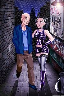 A brunette with pigtails gets fucked in an alley here - Anime Illustrated