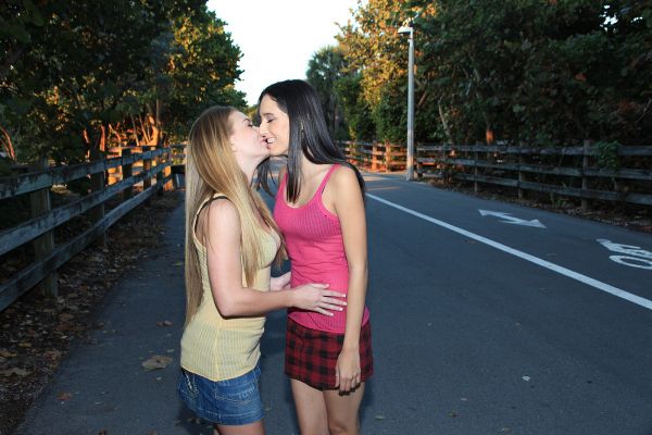 Ultra Sensual Teen Lesbians Lexi and Rachel - Real Teens Kissing