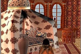 A CGI Persian princess getting fucked six ways from Sunday