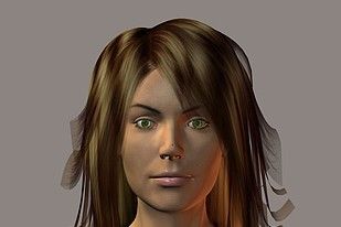 Headshots of some sexy CGI models and a few more pictures