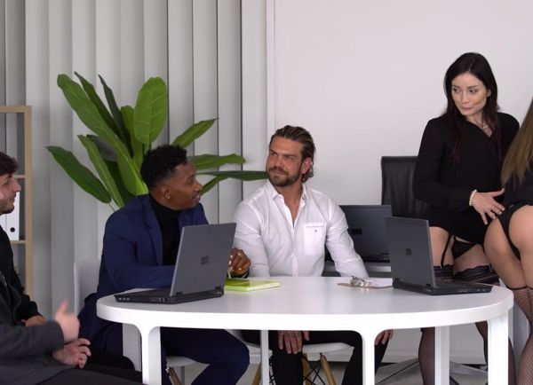 Hardcore DP Interracial Orgy with Slutty Spanish Real Estate Brokers Francys Belle and Valentina Bianco GP1955 - Porn World