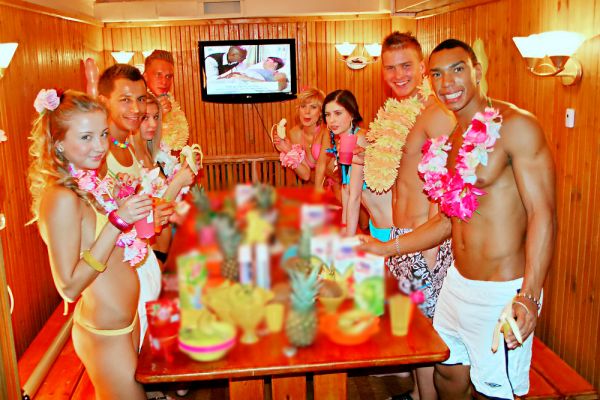 Theme sex party in Hawaiian style, part 2 - College Fuck Parties