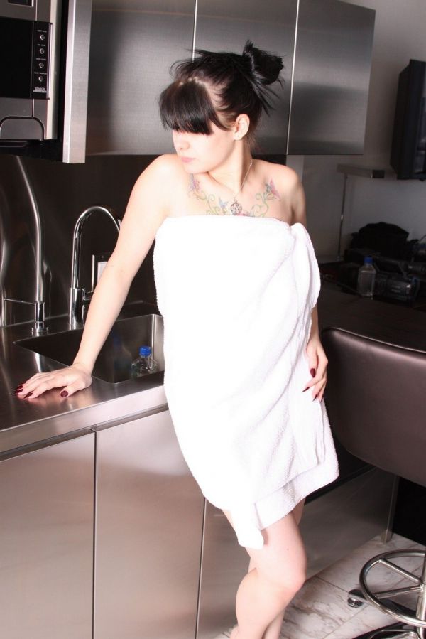Jennique Adams White Towel