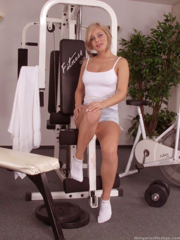 Dana V Working Out