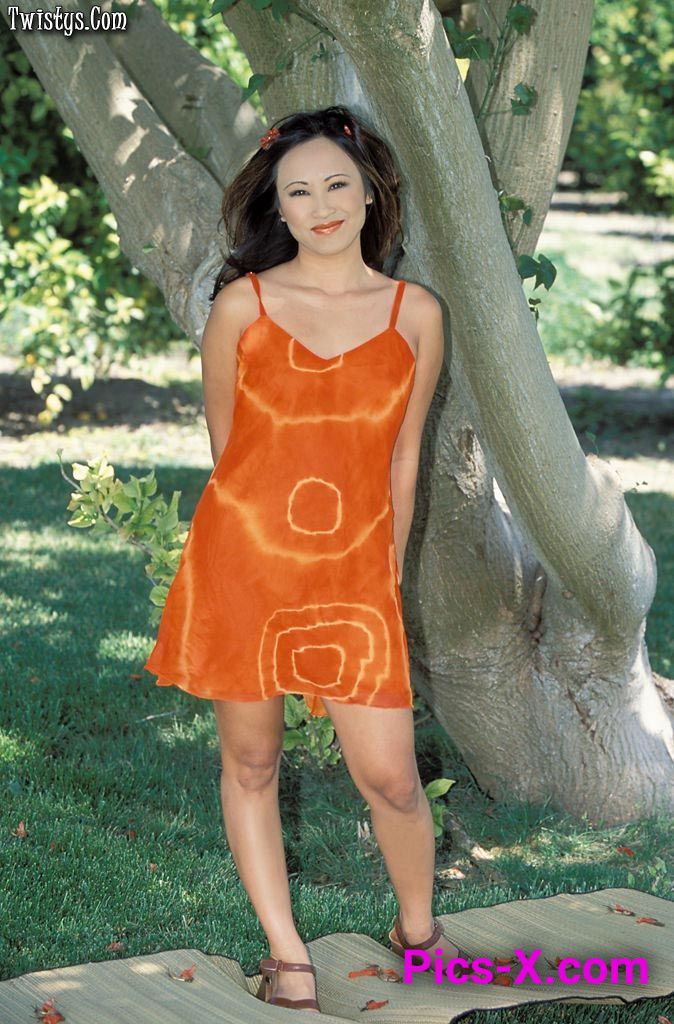 Orange Dress Asian - Image 1