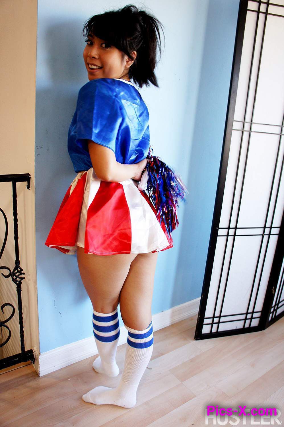 May Lee in Naughty Cheerleaders 4 - Image 1