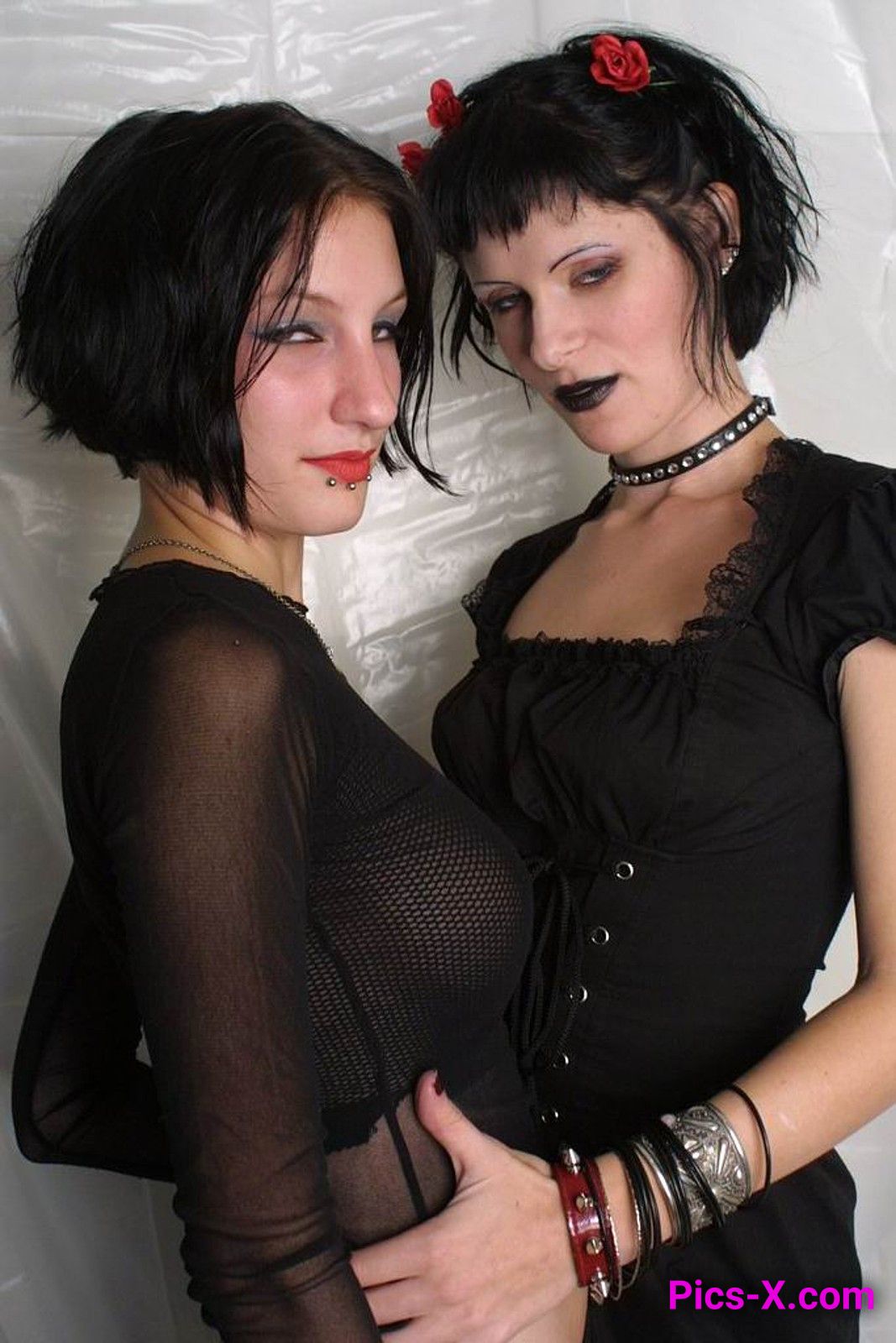 Gothic girlfriends getting it on with each other here - Punk Rock Girlfriend - Image 1