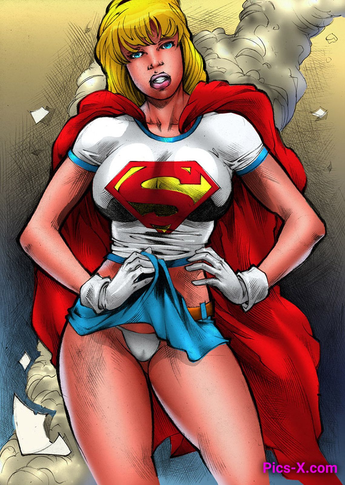 Supergirl Takes The Roughest Anal Fucking That She's Ever Had - Anime Illustrated - Image 1