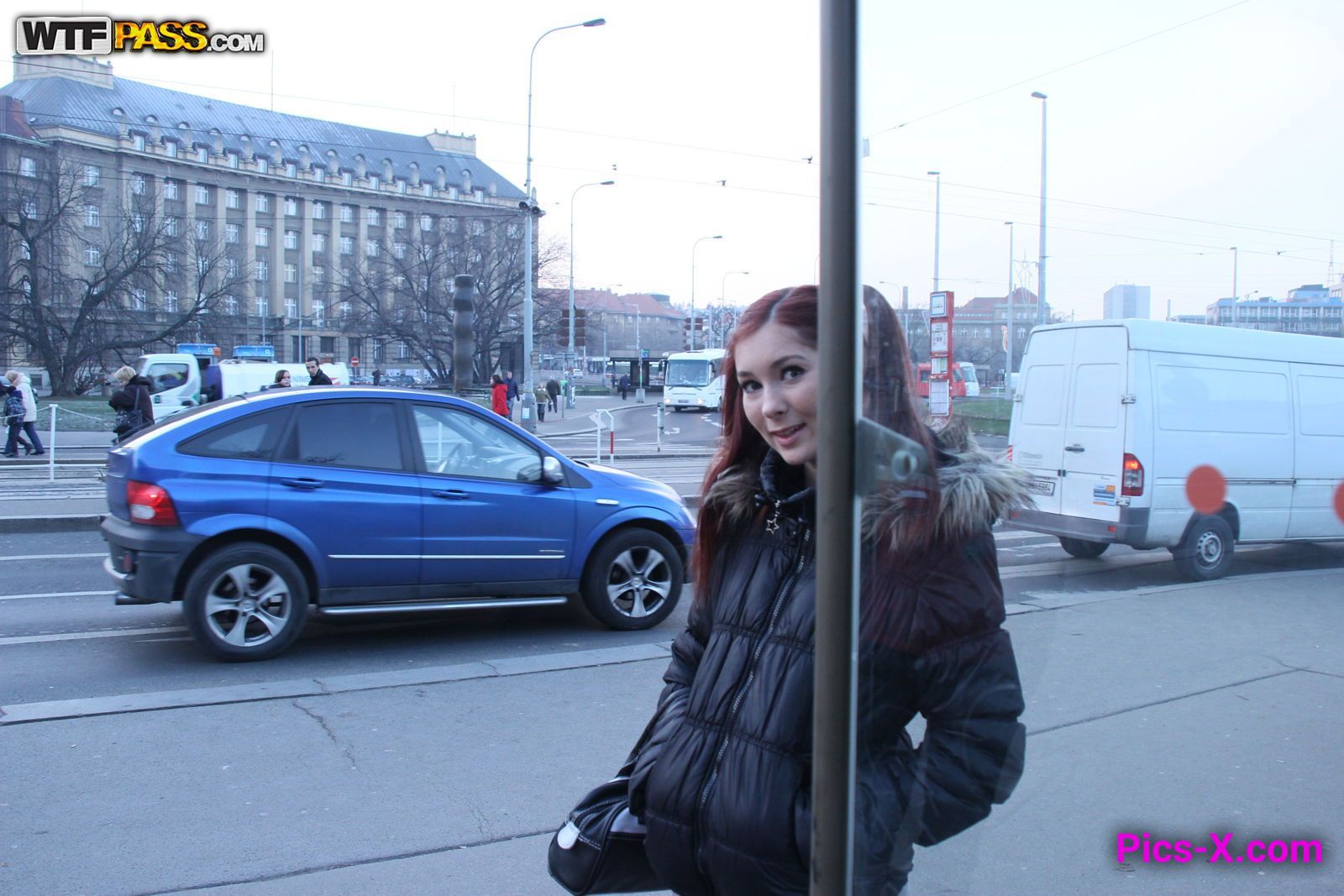 Real sex with a slutty redhead - Public Sex Adventures - Image 1
