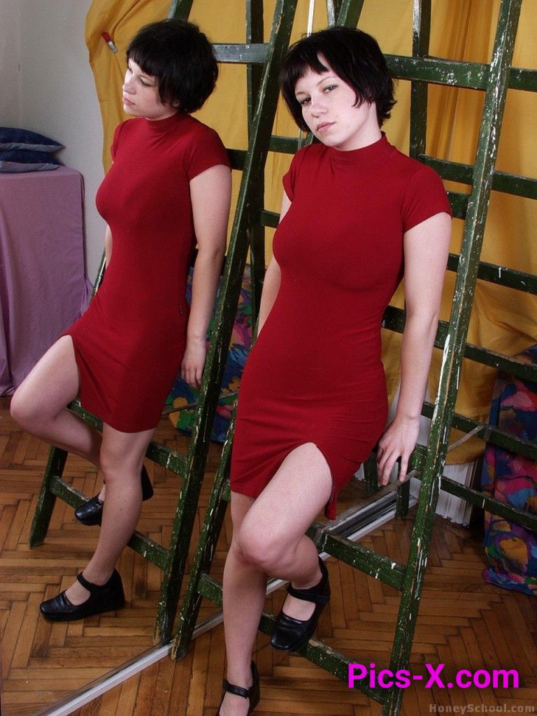 Alvina Tight Red Dress - Image 1